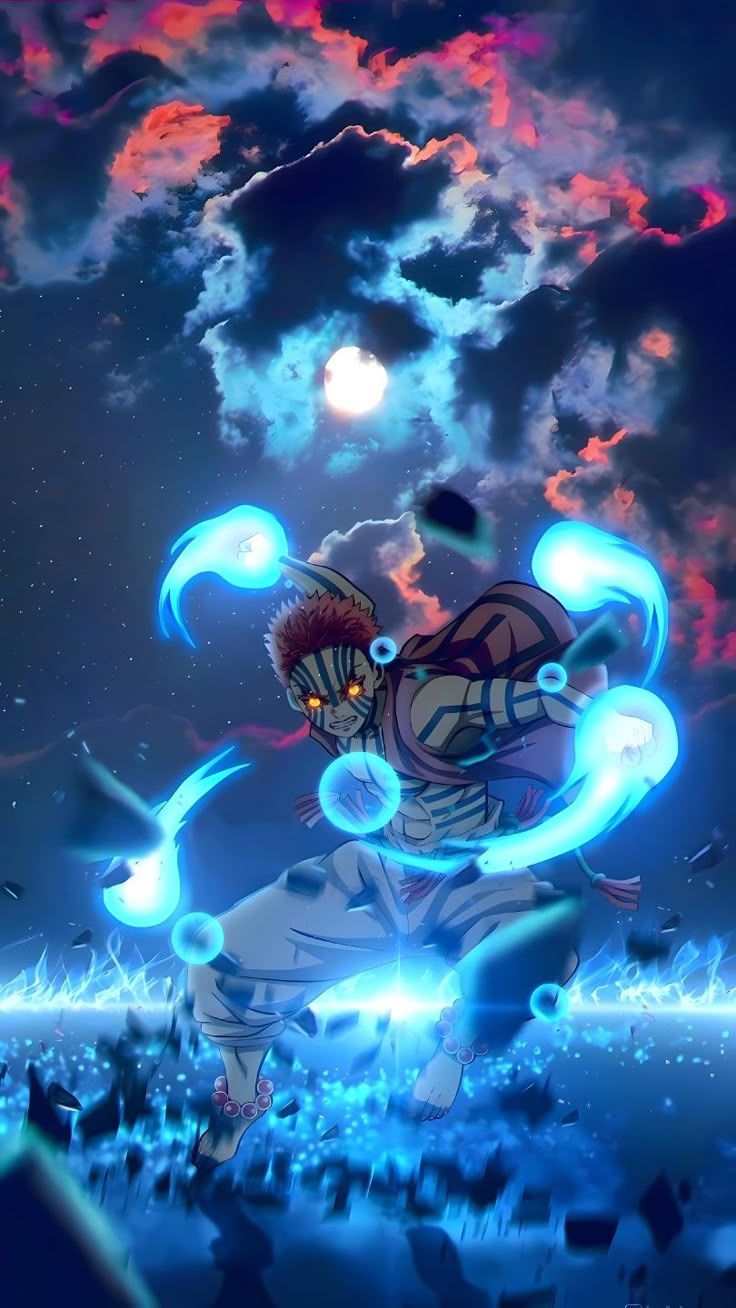 736x1308 Wallpaper Akaza Kimetsu no Yaiba, Lockscreen Akaza Kimetsu no Yaiba HD
