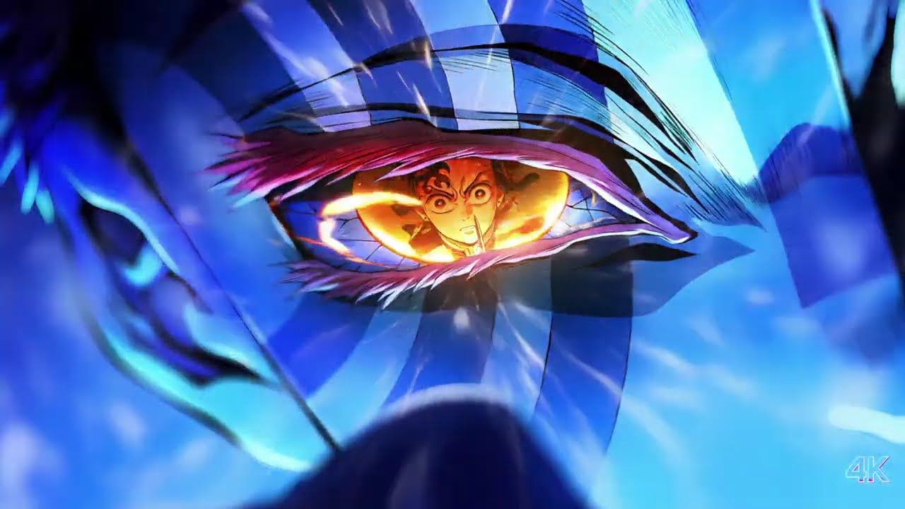 1280x720 Akaza Demon Slayer. Epic 4K Live Wallpaper. Kimetsu no Yaiba