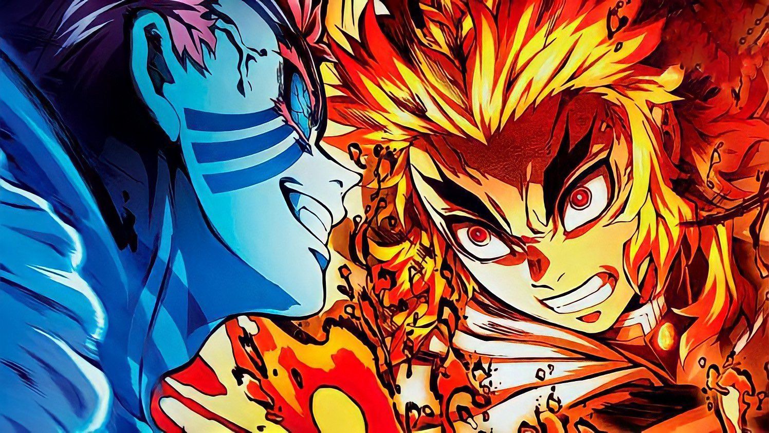 1496x842 Demon Slayer Akaza Computer Wallpaper