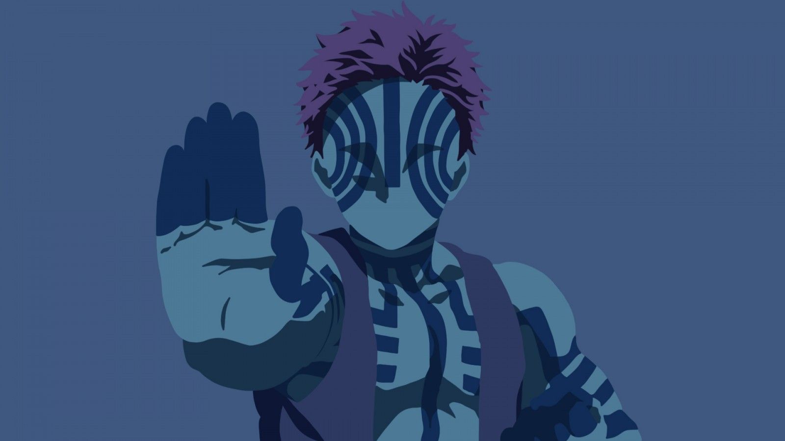 1600x900 Akaza Demon Slayer Kimetsu no Yaiba Kimetsu no Yaiba Minimalist HD Demon Slayer Kimetsu no Yaiba Kimetsu Wallpaper
