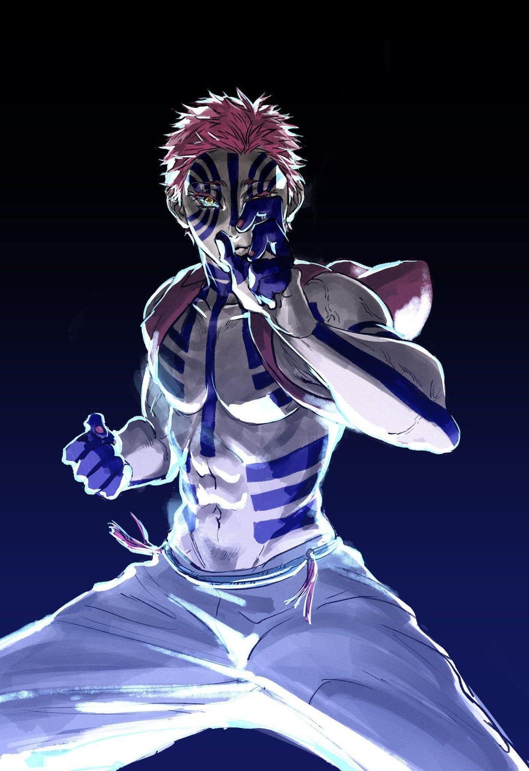 1080x1573 HWYB Akaza from Demon Slayer