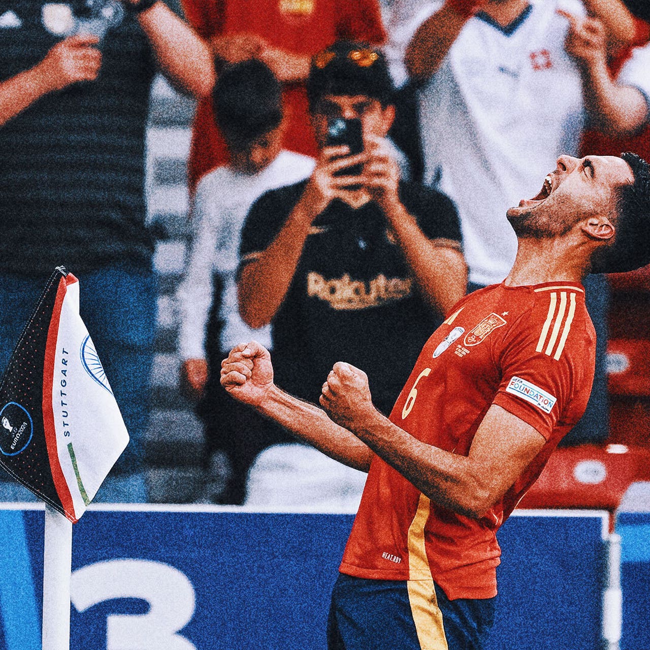 1280x1280 Spain's Mikel Merino emulates dad's 1991 goal celebration at same stadium at Euro 2024