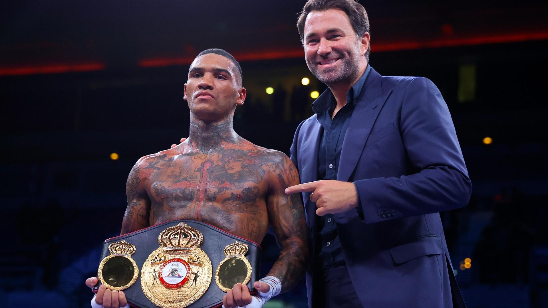 1920x1080 Conor Benn professional record, titles, knockout ratio and best wins ahead of boxing grudge match with Chris Eubank Jr