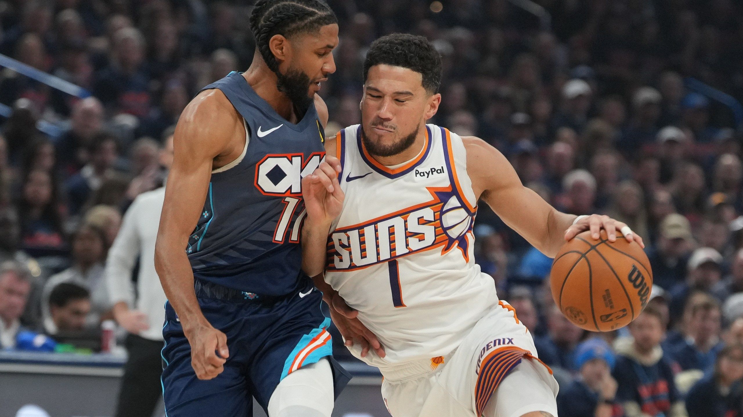 2560x1440 Gilgeous Alexander Scores 37 As The Thunder Beat The Suns To Go Up 2 0 In Their 1st Round Series