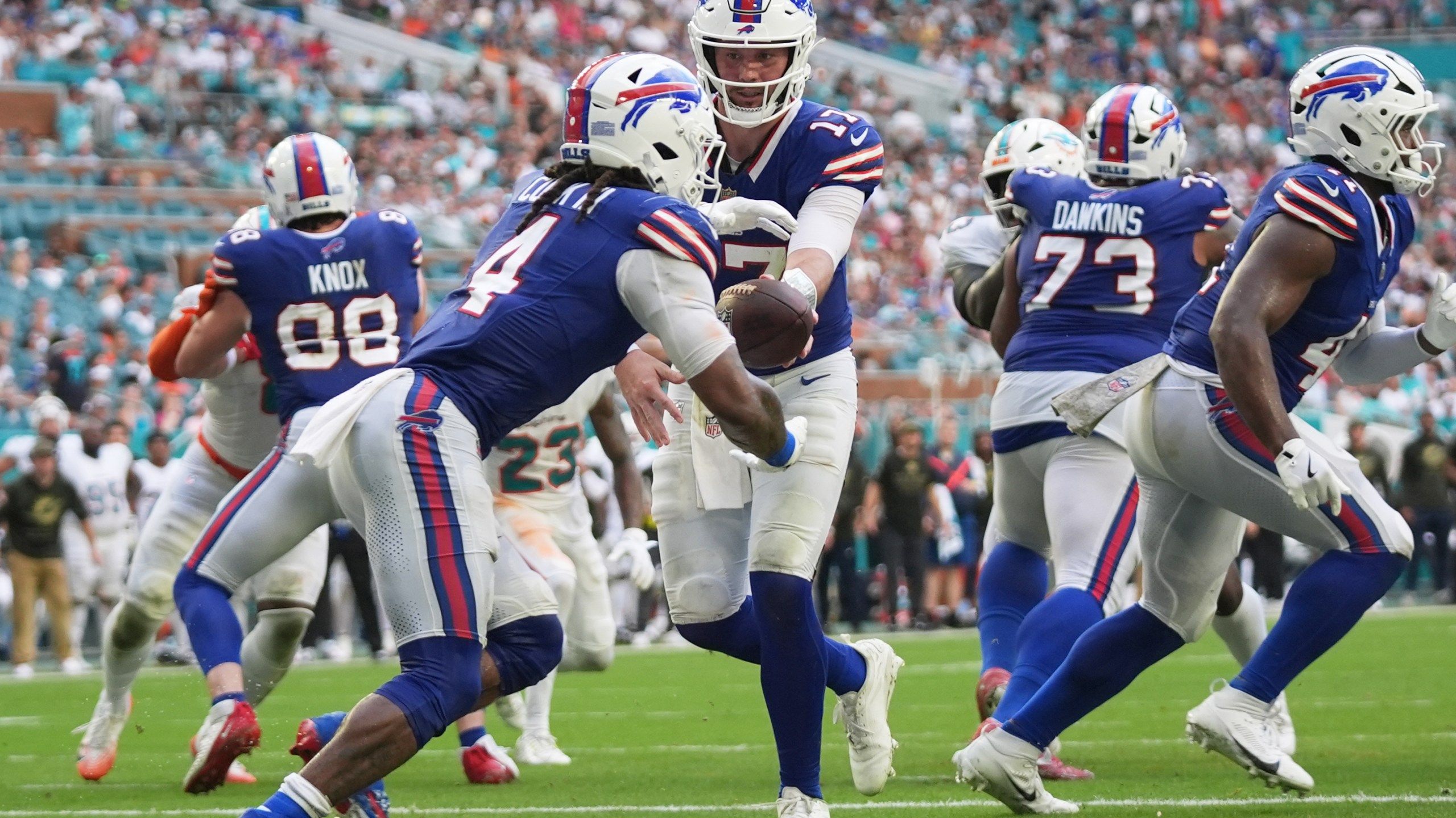2560x1440 Bills QB Josh Allen, RB James Cook, LT Dion Dawkins selected to Pro Bowl Games. News 4 Buffalo