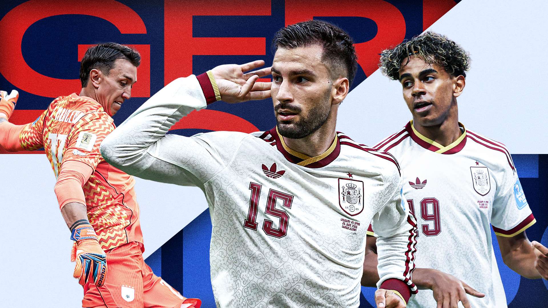 1920x1080 Spain player ratings vs Uruguay: Fernando Muslera's howler opens the door for Alex Baena to send reigning European champions top of World Cup group. Goal.com US