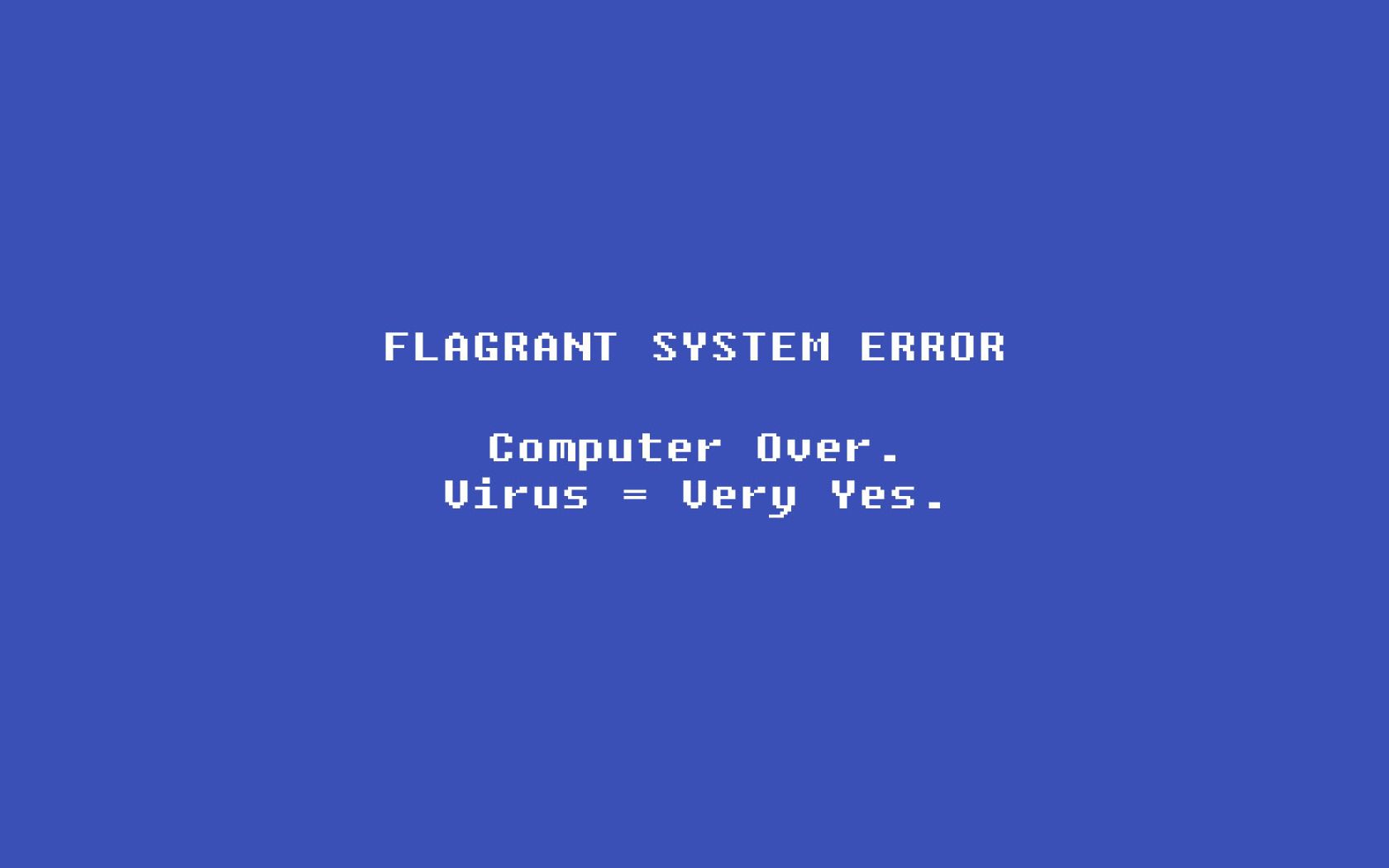 1680x1050 Funny Computer Error Wallpaperx1050