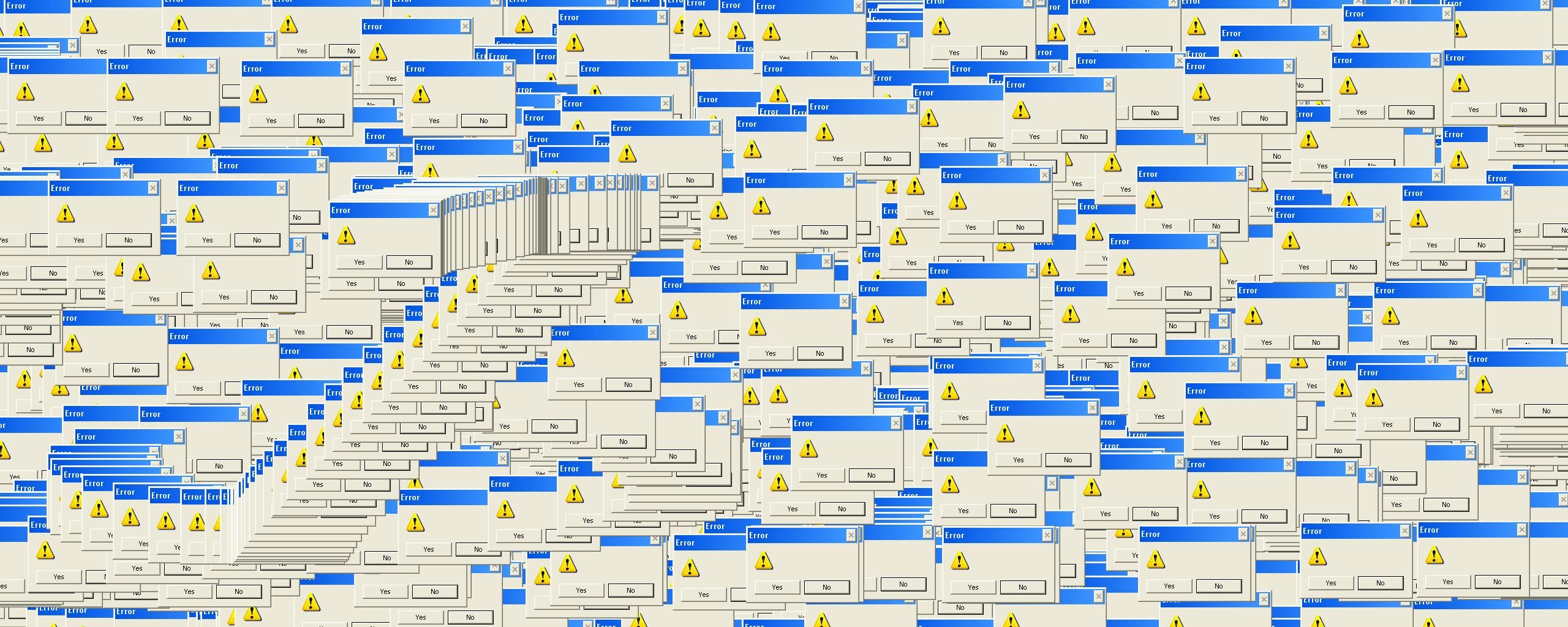 2560x1024 Error Error Everywhere Daily WTF