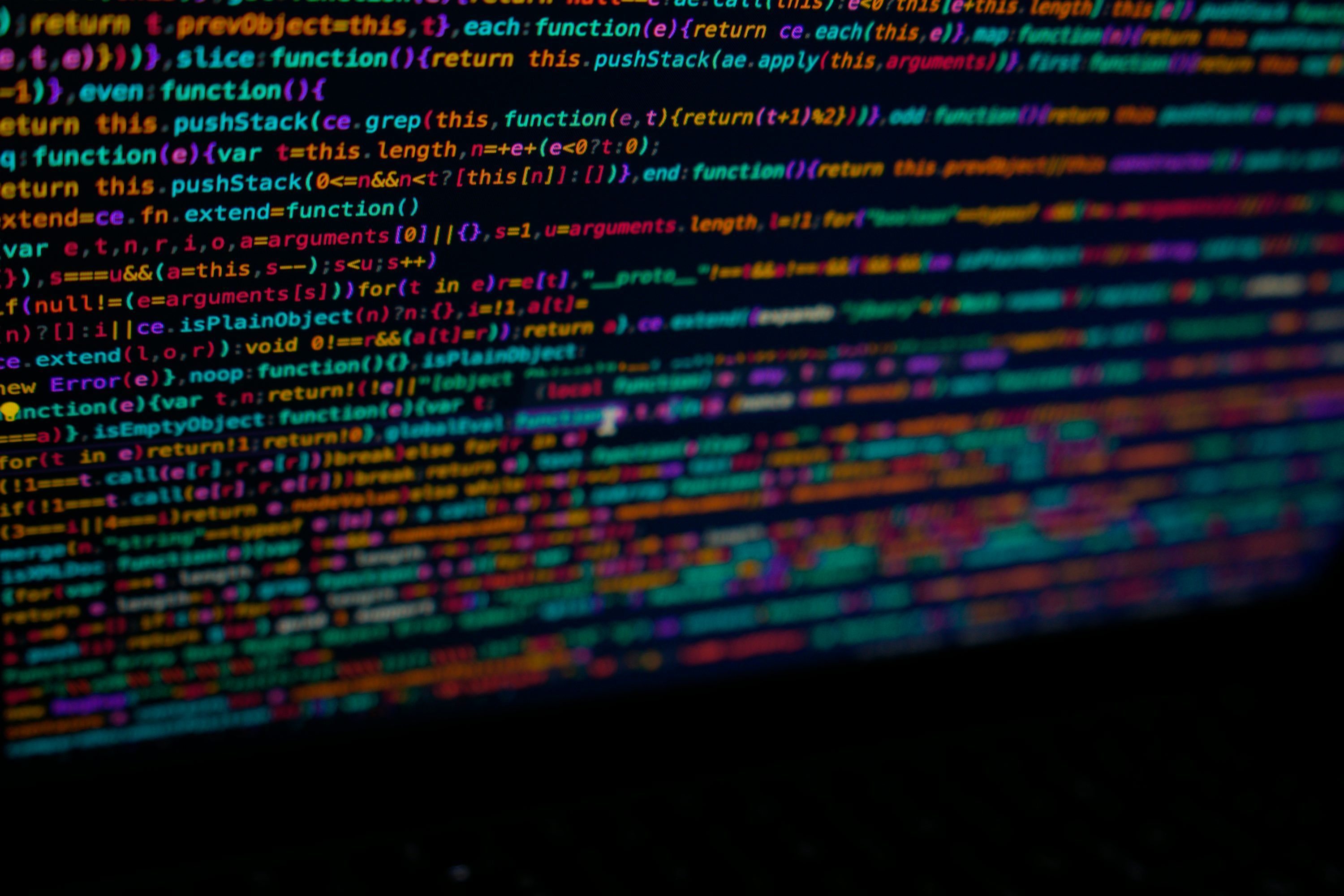 3000x2000 A close up of a computer screen with a lot of text on it photo