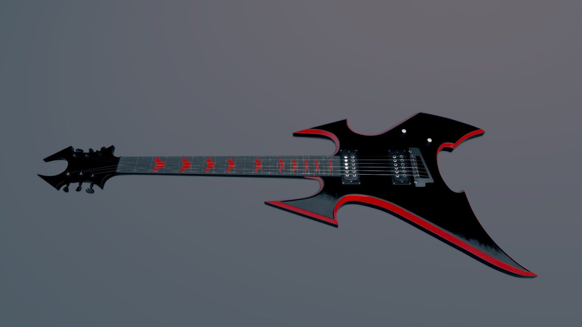 1920x1080 BC Rich Beast Metal Guitar model by danielgribanoff [cadda48]