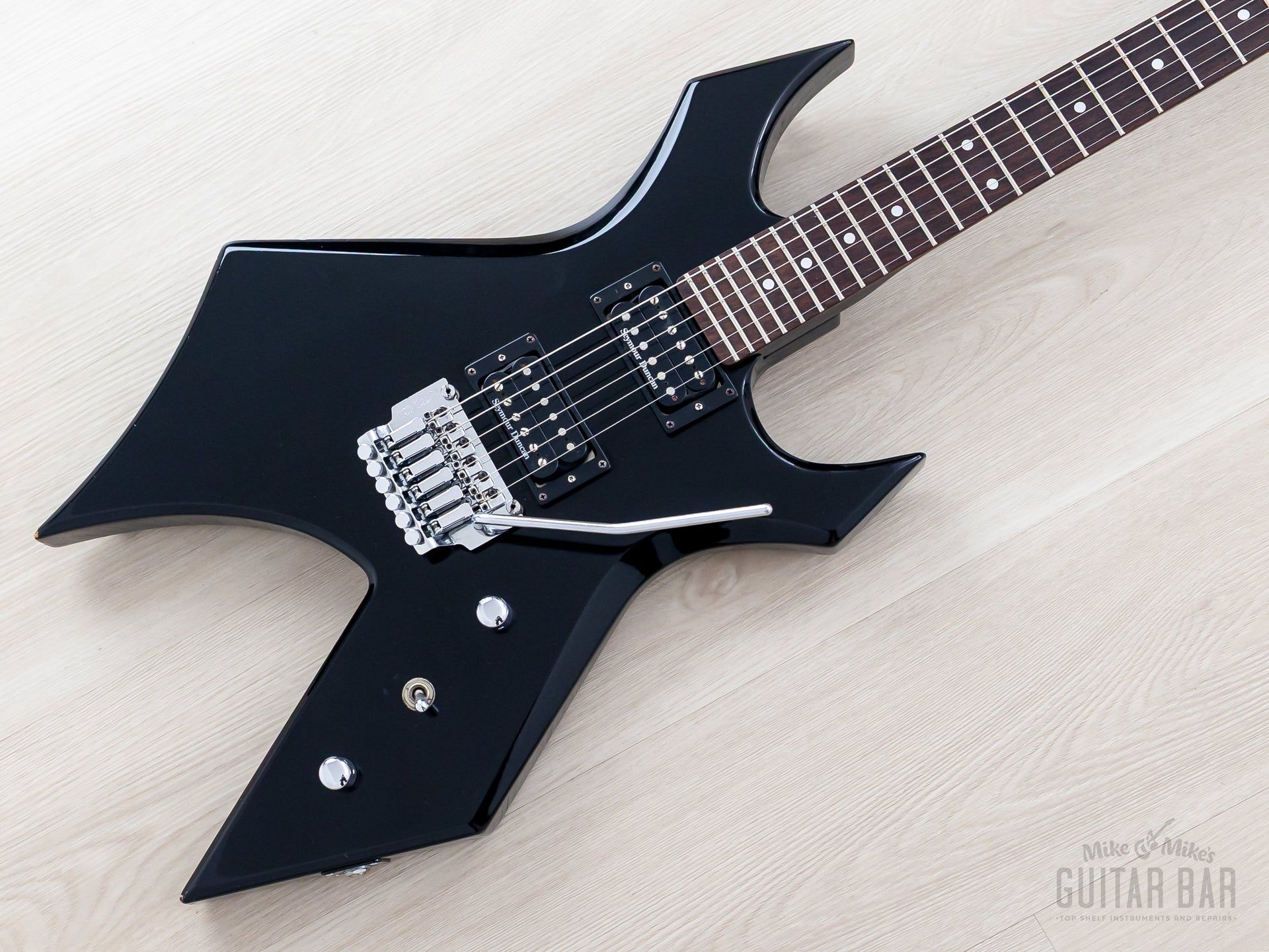 1920x1440 B.C. Rich Warlock NJ Series Black W/ Seymour Duncan SH 2 & SH Japan