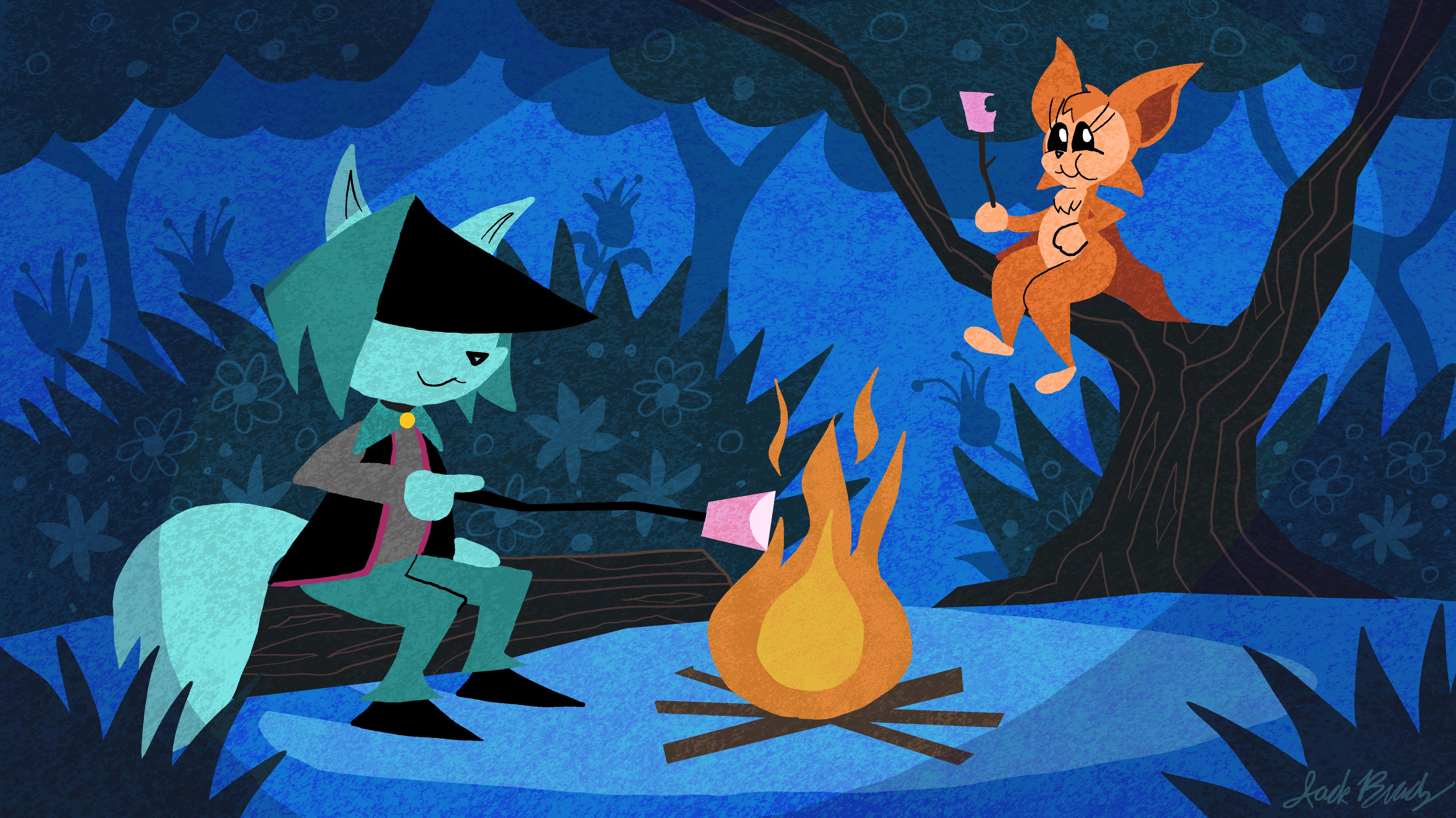 5067x2850 Dust an Elysian Tail is a pretty underrated Switch indie game, so I did some fan art of it!