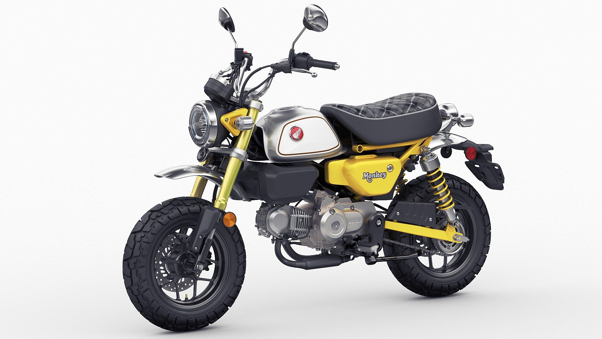 1920x1080 3D Model Honda Monkey 125 2023