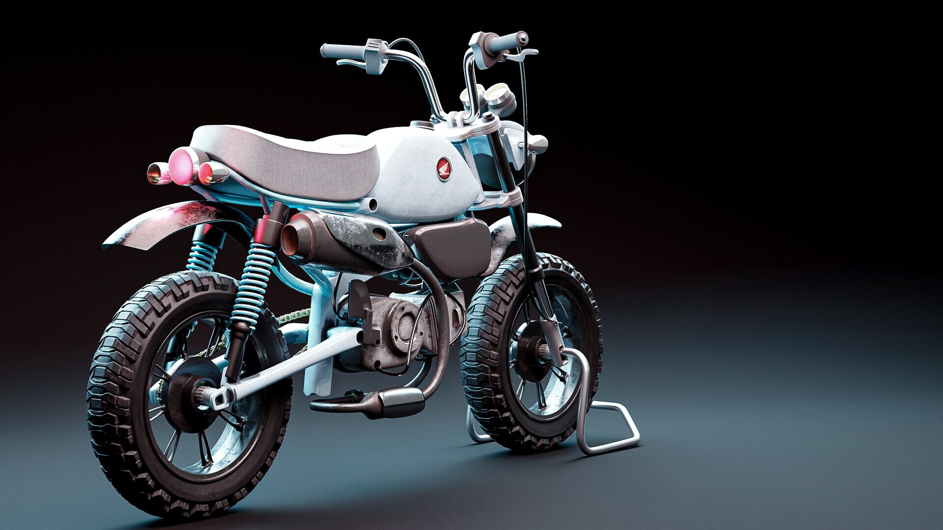 1920x1080 Low Poly Honda Monkey Projects Artists Community