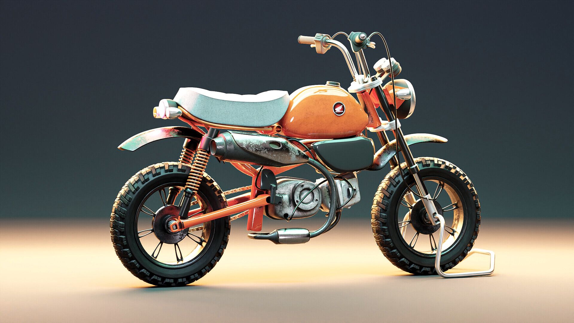 1920x1080 Low Poly Honda Monkey Projects Artists Community