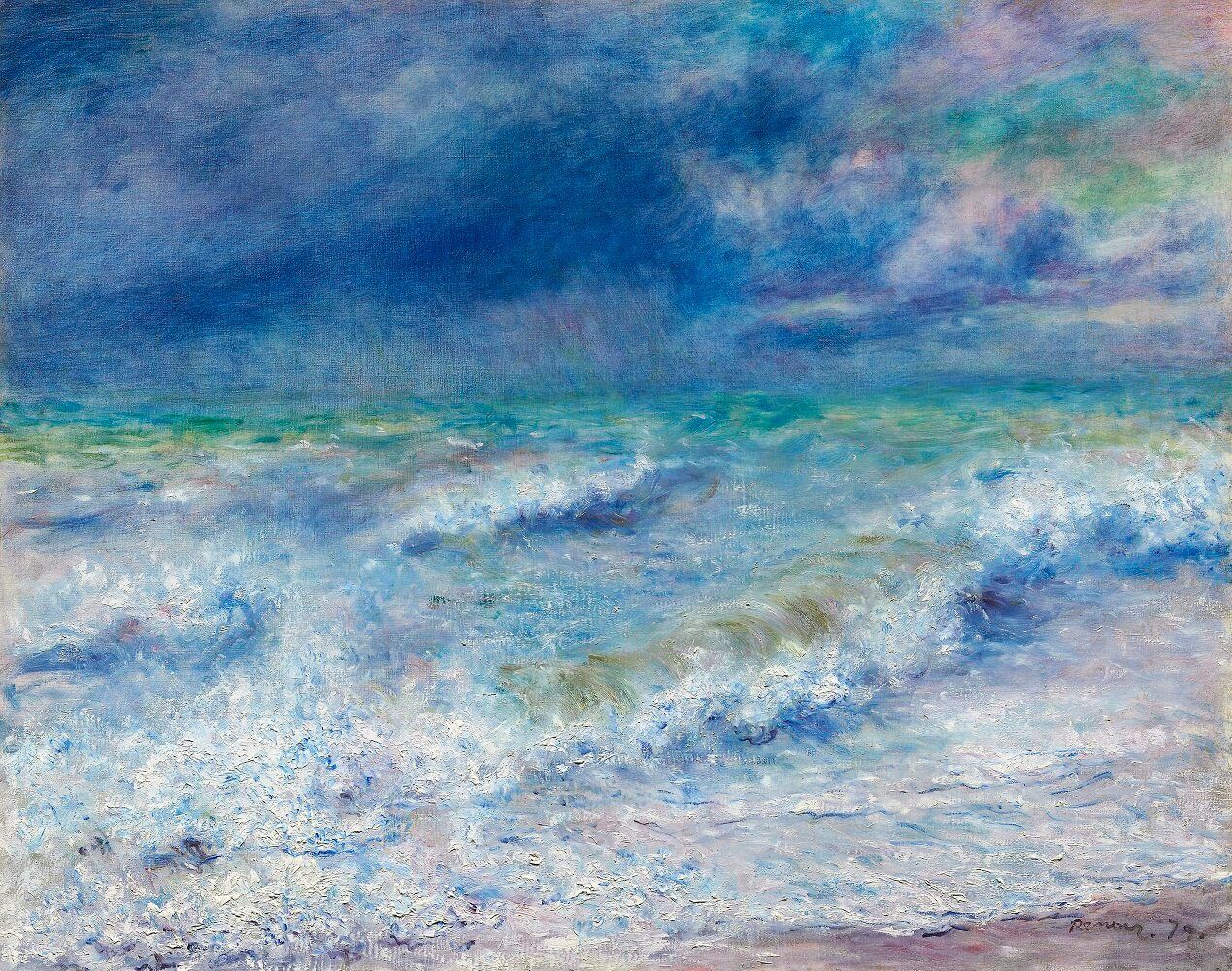 1269x1000 Buy Seascape by Renoir Mural Wallpaper (SqM) at 20% off