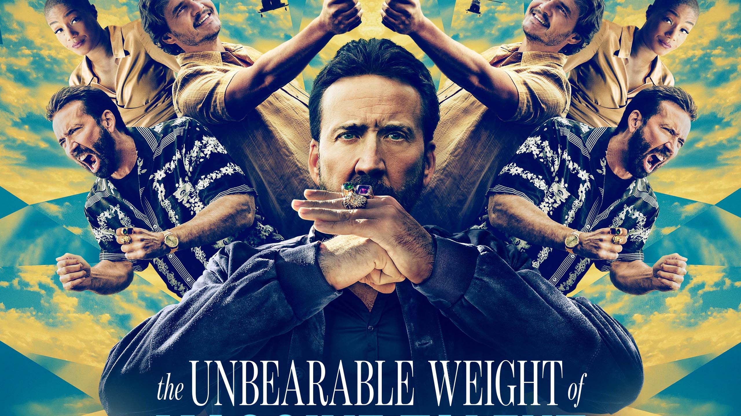 2560x1440 Nicolas Cage HD The Unbearable Weight of Massive Talent Wallpaper