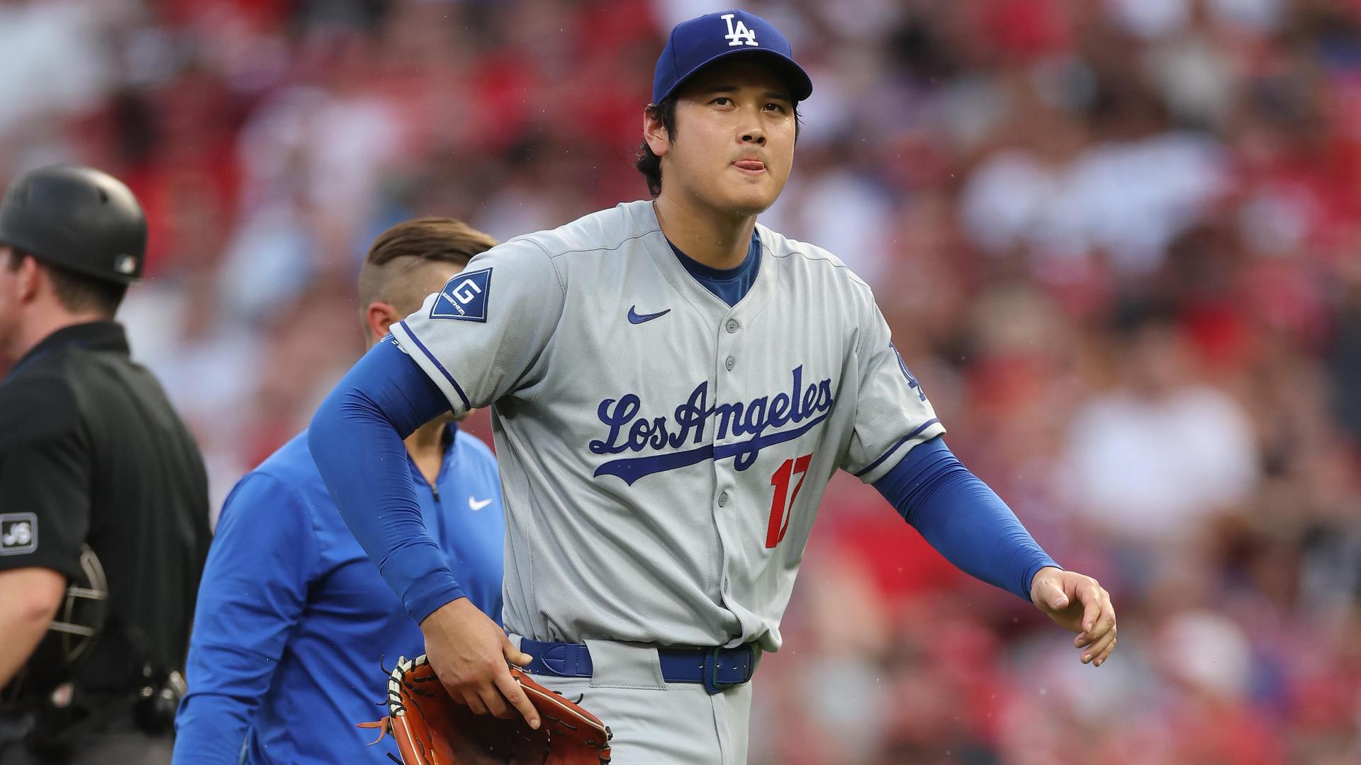 1920x1080 Steer's 2 Run Triple In 8th Helps Reds Beat Dodgers 5 2 After Ohtani's Outing Cut Short Los Angeles
