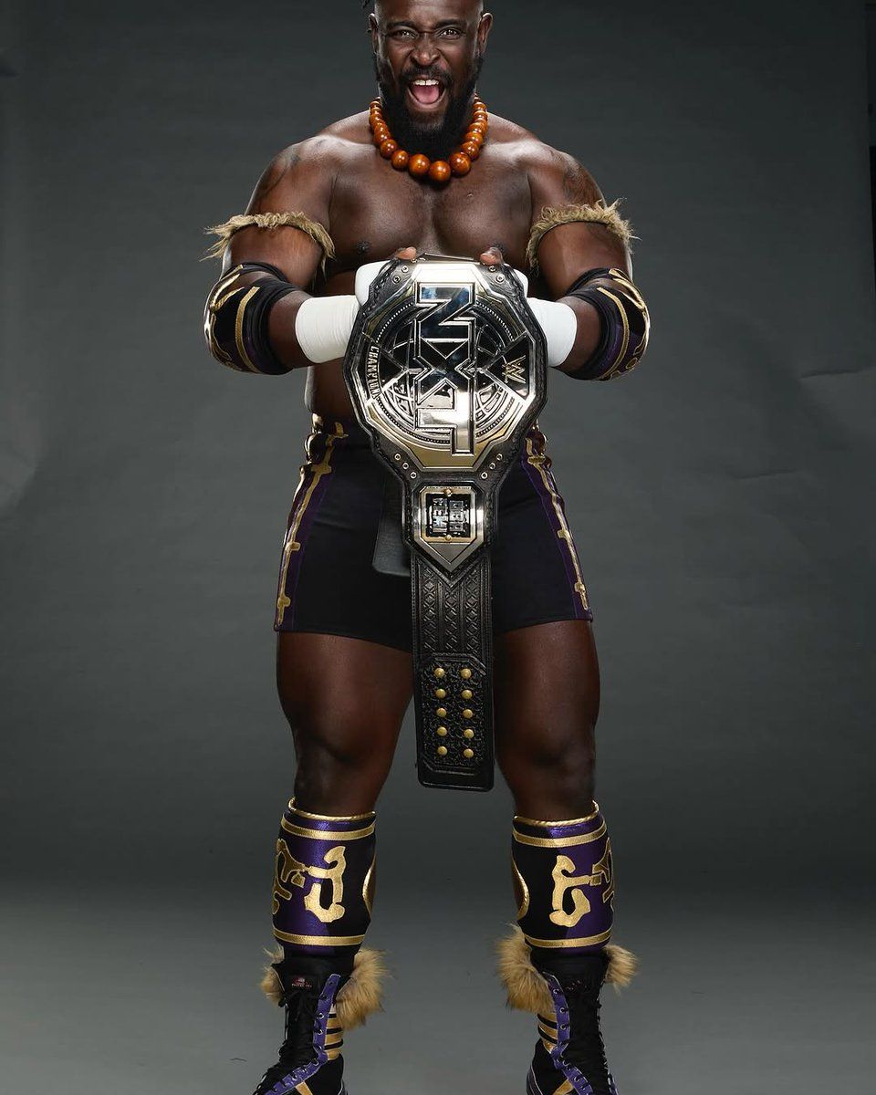 960x1200 Oba Femi's official photohoot as NXT Champion. What a star