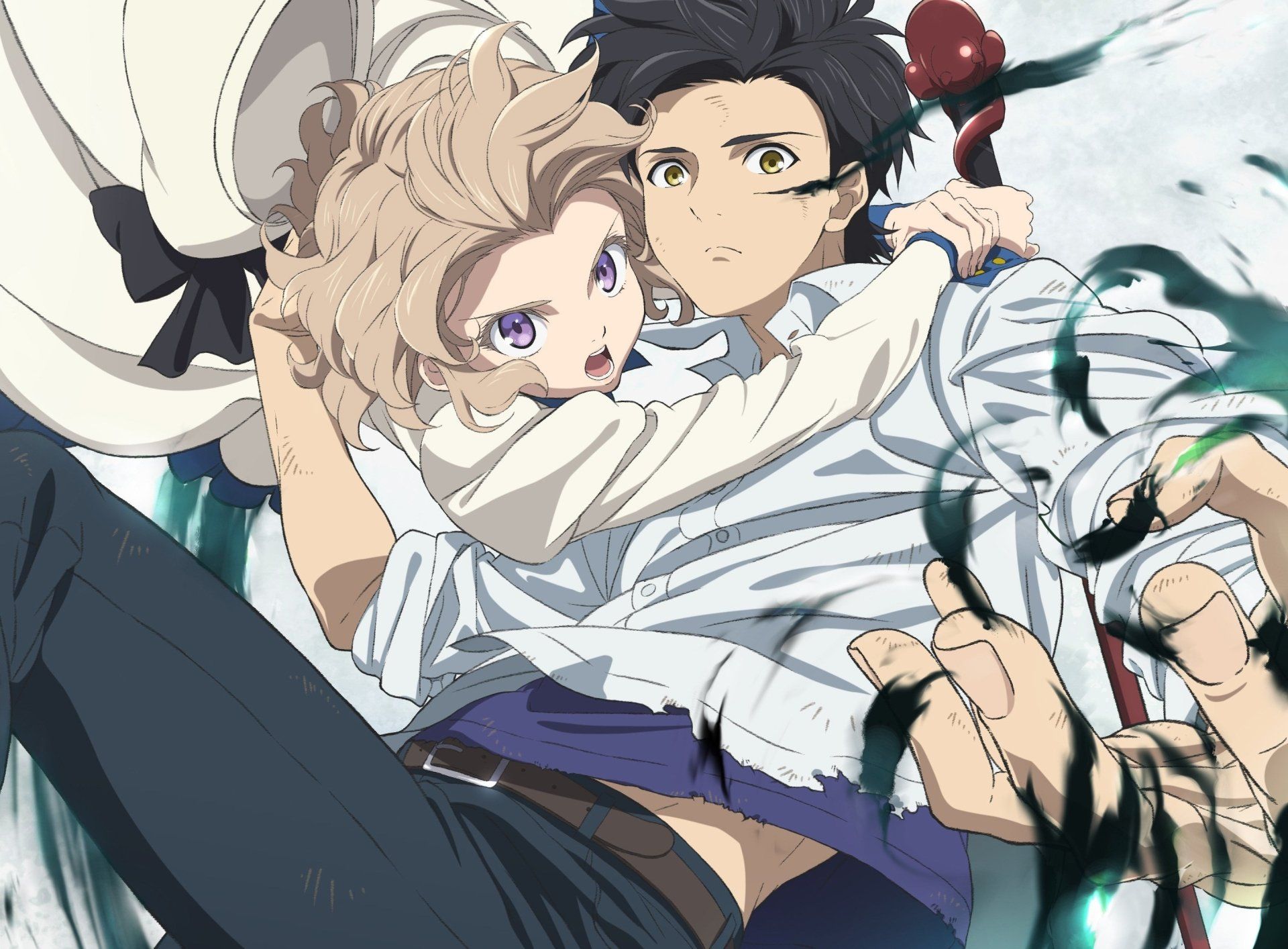 1920x1414 Kyokou Suiri HD: Kurou & Kotoko Dynamic Anime Wallpaperx2132
