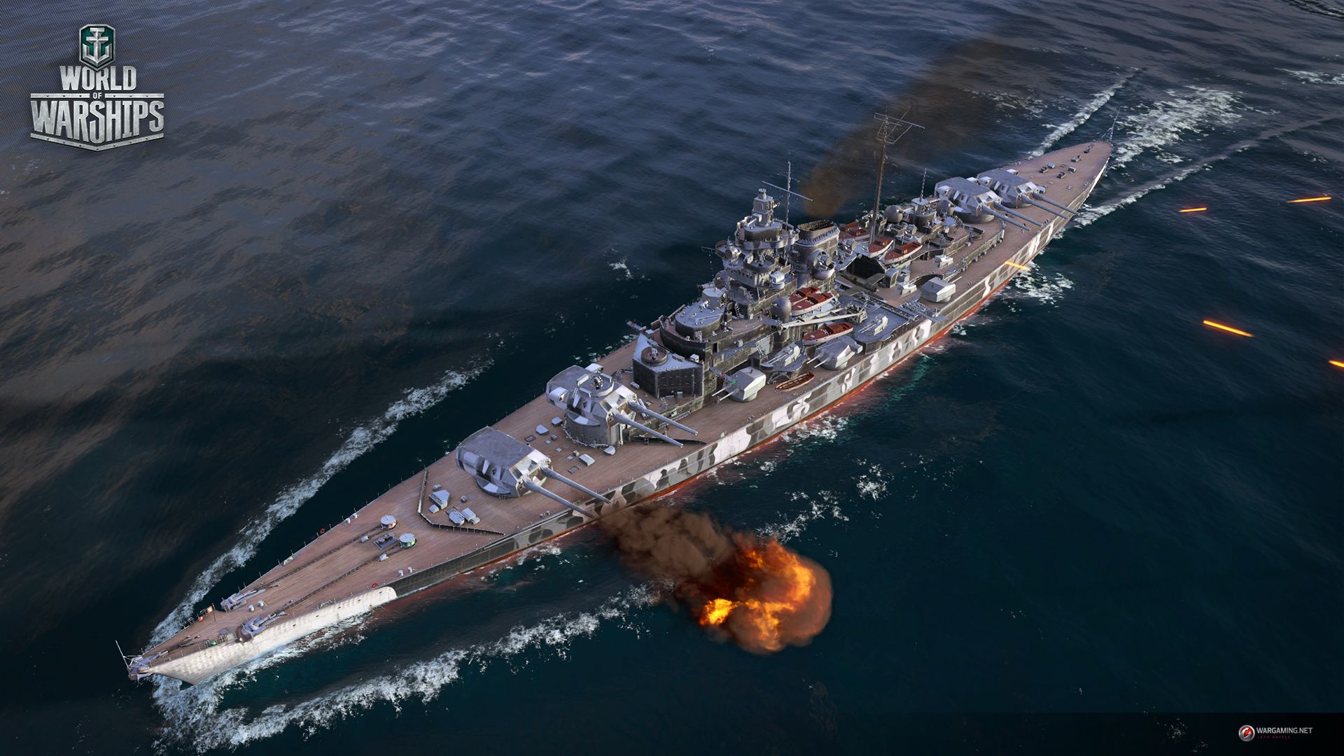 1920x1080 World of Warships will 60 Euro für deutsches Schlachtschiff Tirpitz
