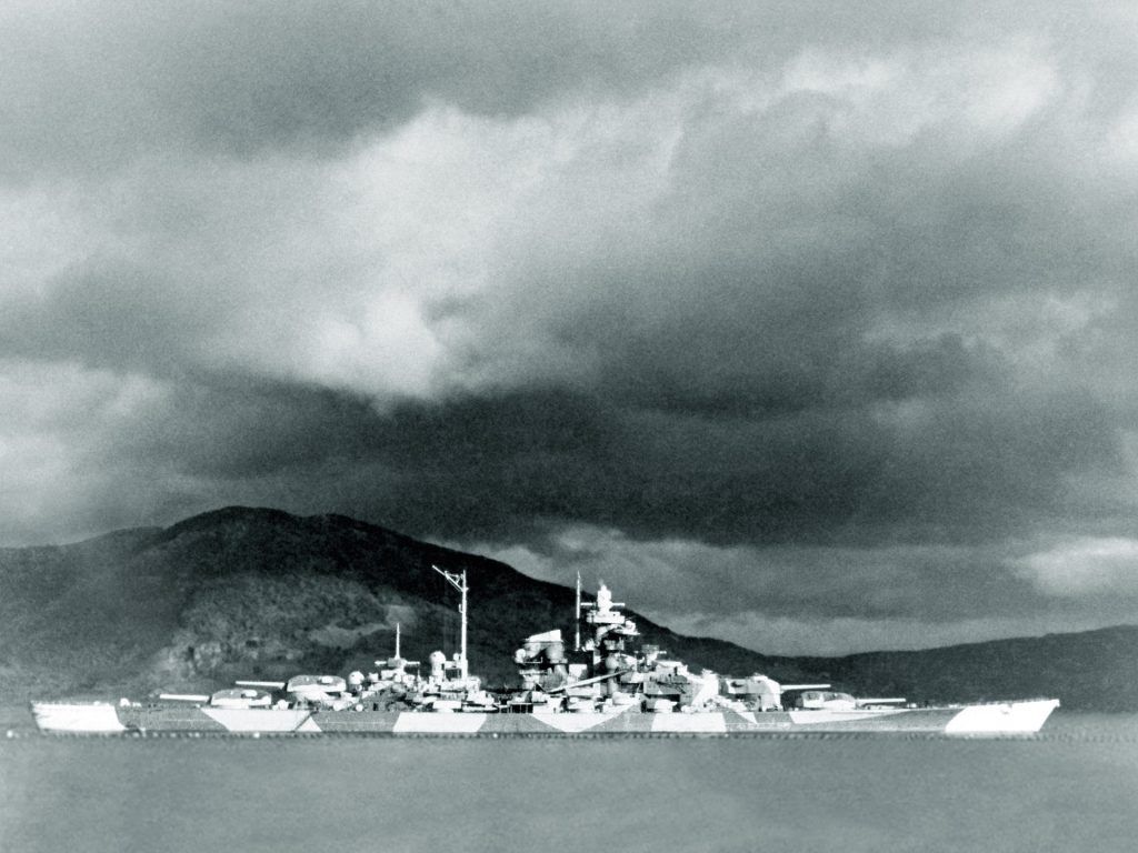 1024x768 The Tirpitz Was Nearly Sunk