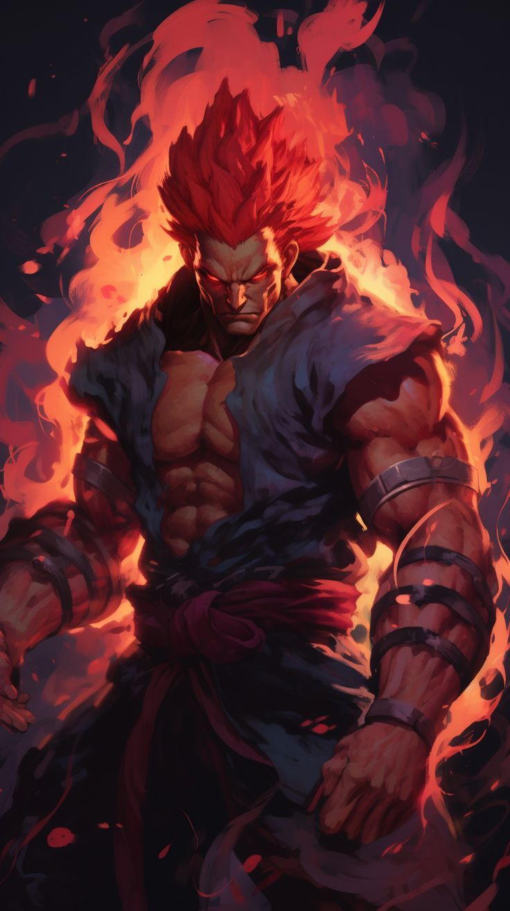 736x1313 Gouki / Akuma (Street Fighter)