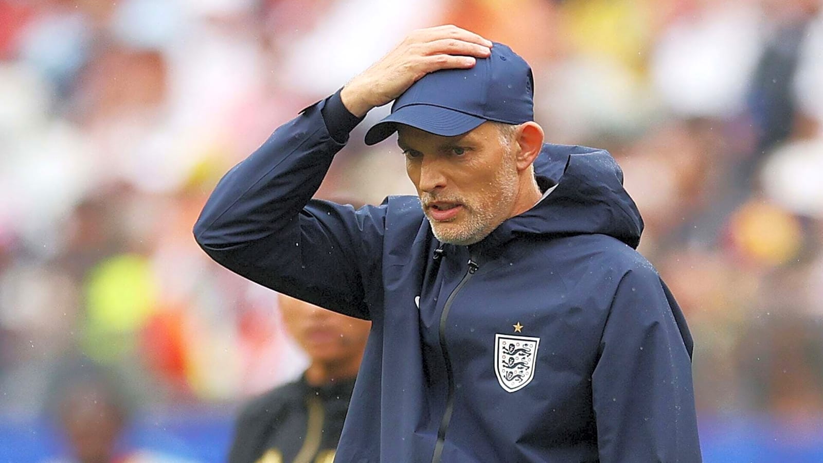 1600x900 TV cameras spot Thomas Tuchel yelling at England player during World Cup clash with Ghana