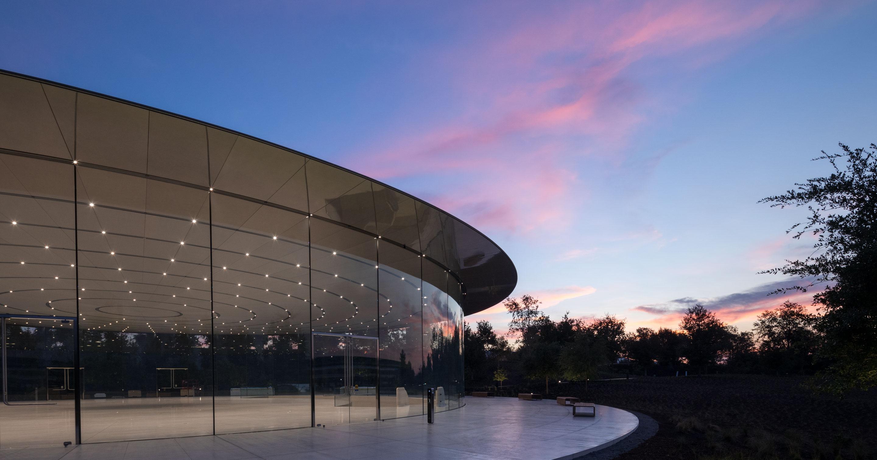 2880x1512 Apple Park Steve Jobs Theater Headquarters HQ Campus Best Desktop Background And Wallpaper For Apple Macintosh MacBook Air Pro And Windows PC