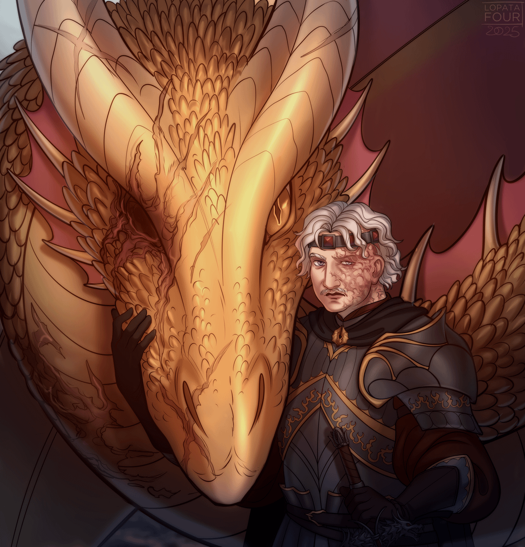 1080x1125 Aegon II And Sunfyre By Lopata Four