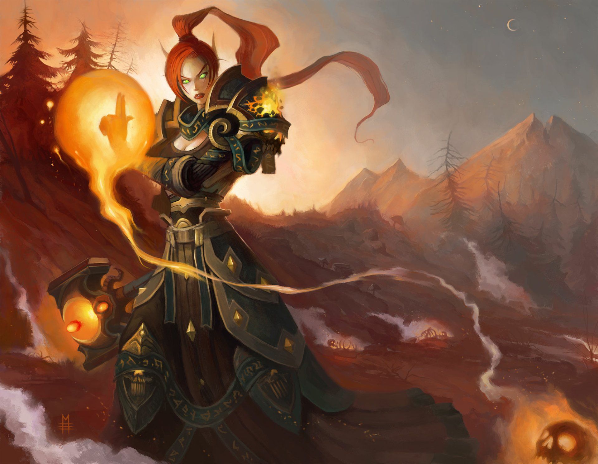 1920x1489 WoW HD Wallpaper: Sunfire Sentinel of Azeroth