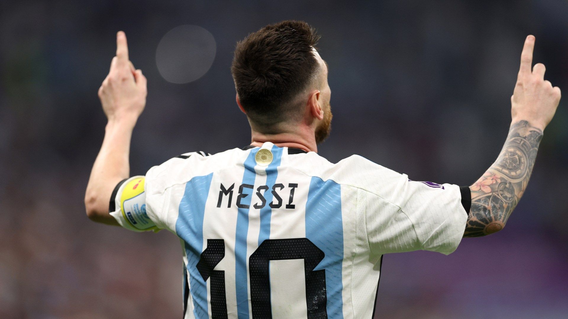 1920x1080 Lionel Messi shirt sales sky rocket as adidas sell out worldwide of Argentina strips with his name on ahead of World Cup final against France