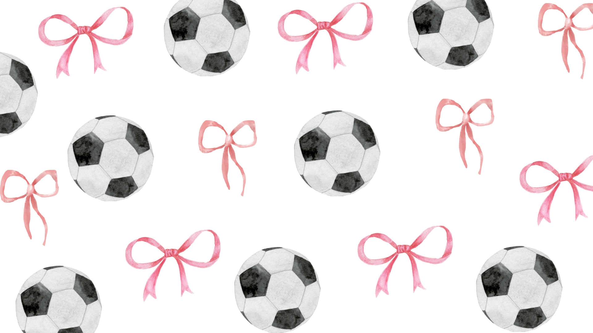 1920x1080 Download Preppy Soccer Pattern Wallpaper
