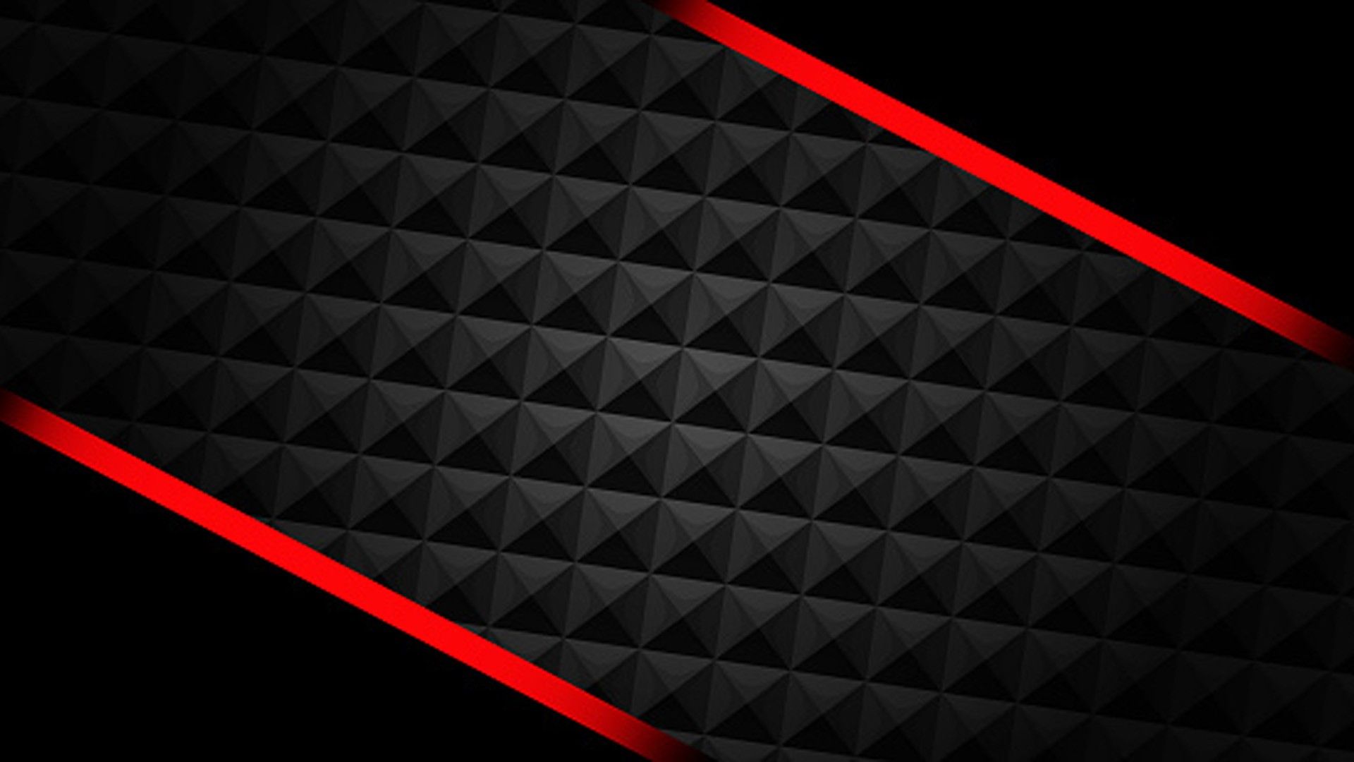 1920x1080 Red Lines Black Geometric Shapes HD Red And Black Aesthetic Wallpaper
