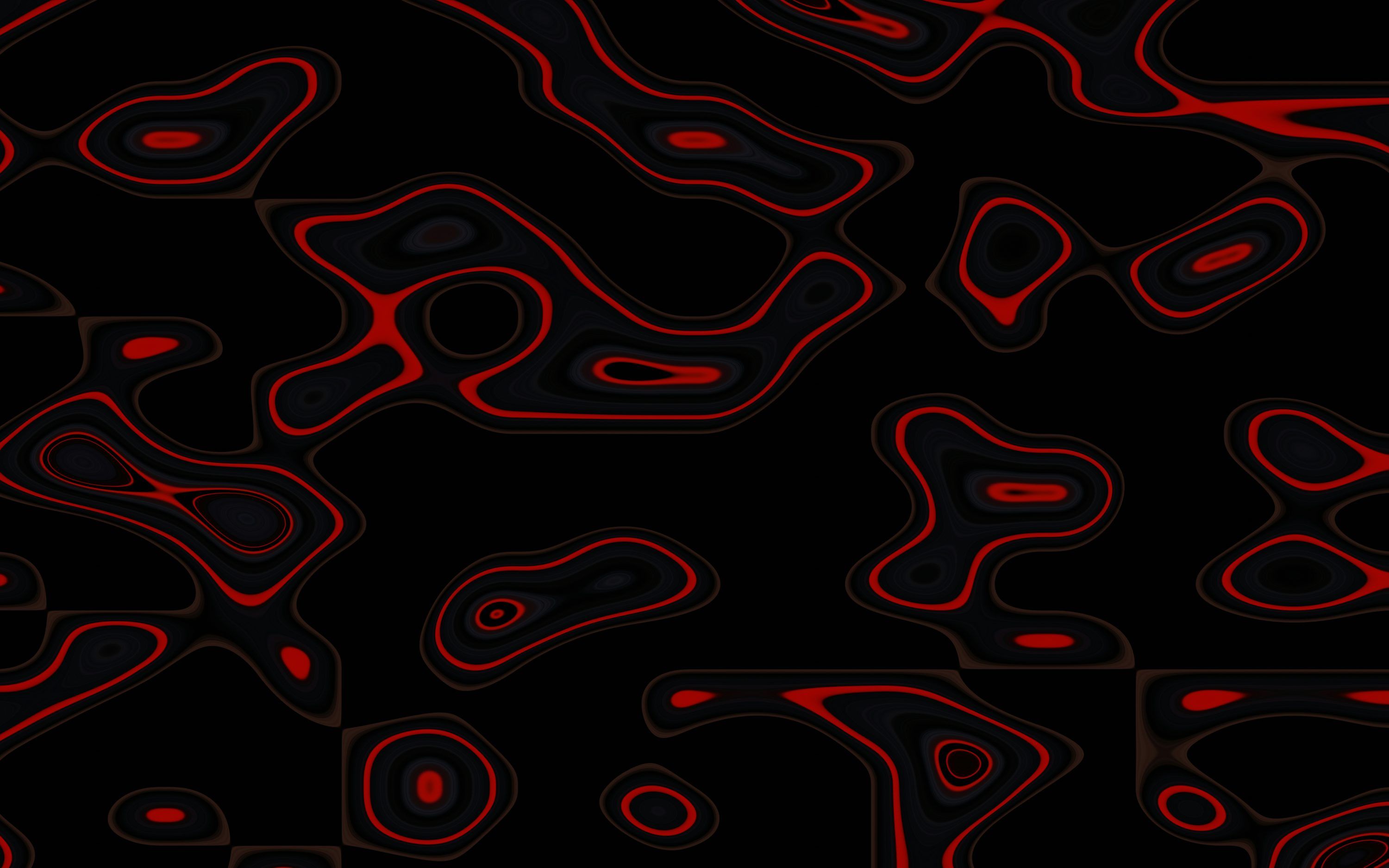 3000x1875 A black background with red lines and shapes photo