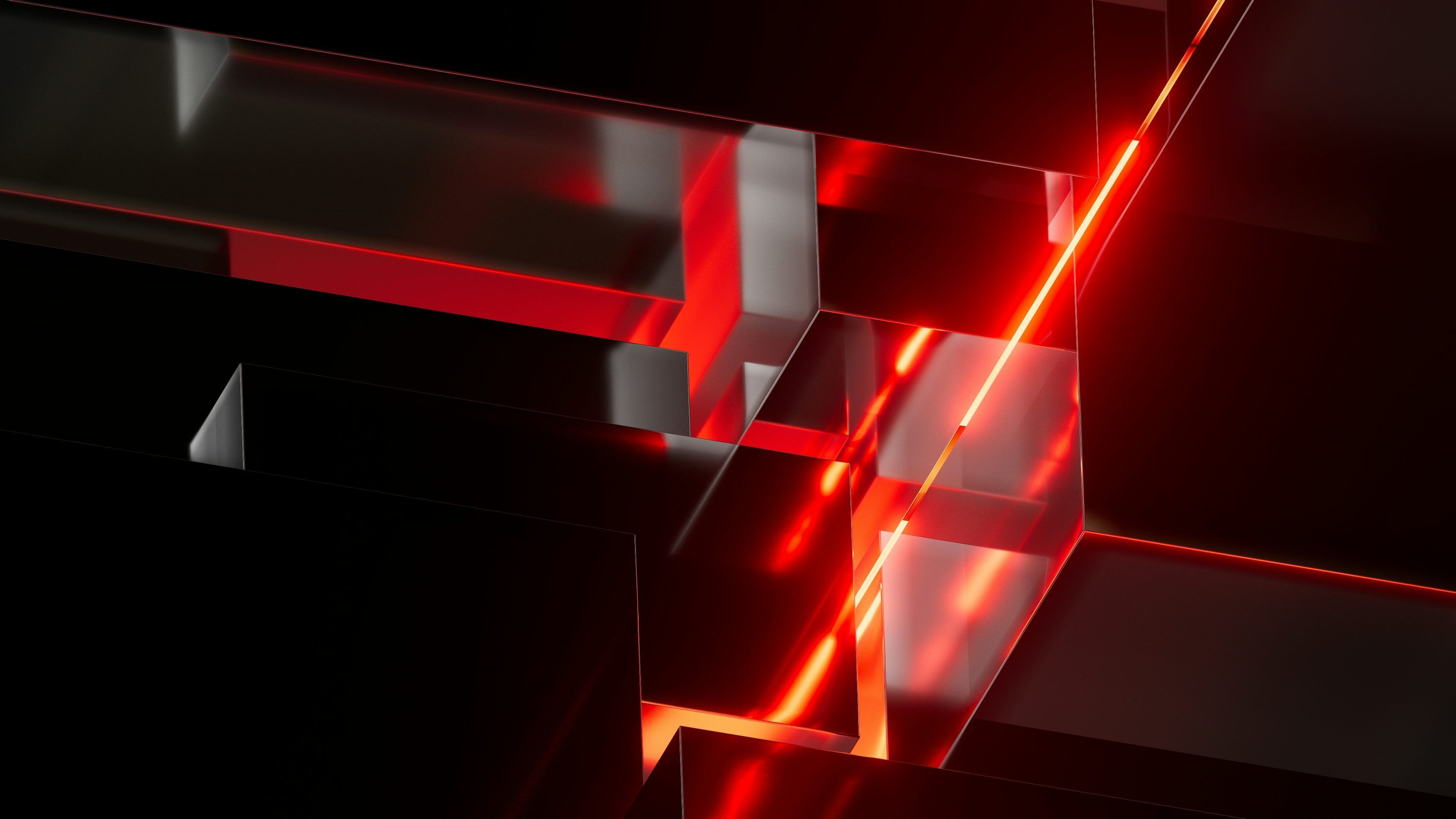 3000x1688 A red and black abstract background with lines photo
