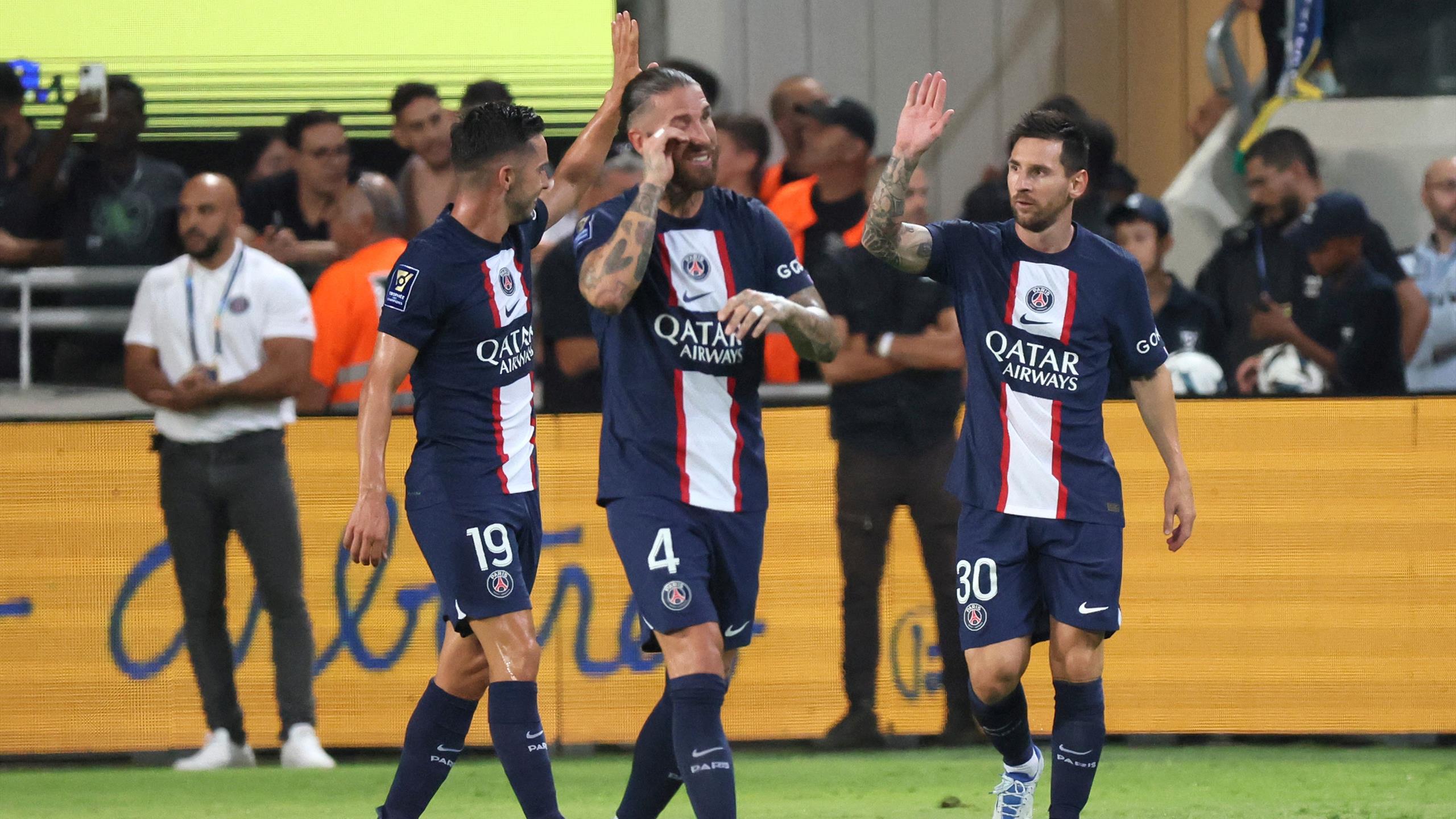 2560x1440 Paris Saint Germain 4 0 Nantes: Lionel Messi, Neymar And Sergio Ramos Goals Help PSG Win Trophee Des Champions