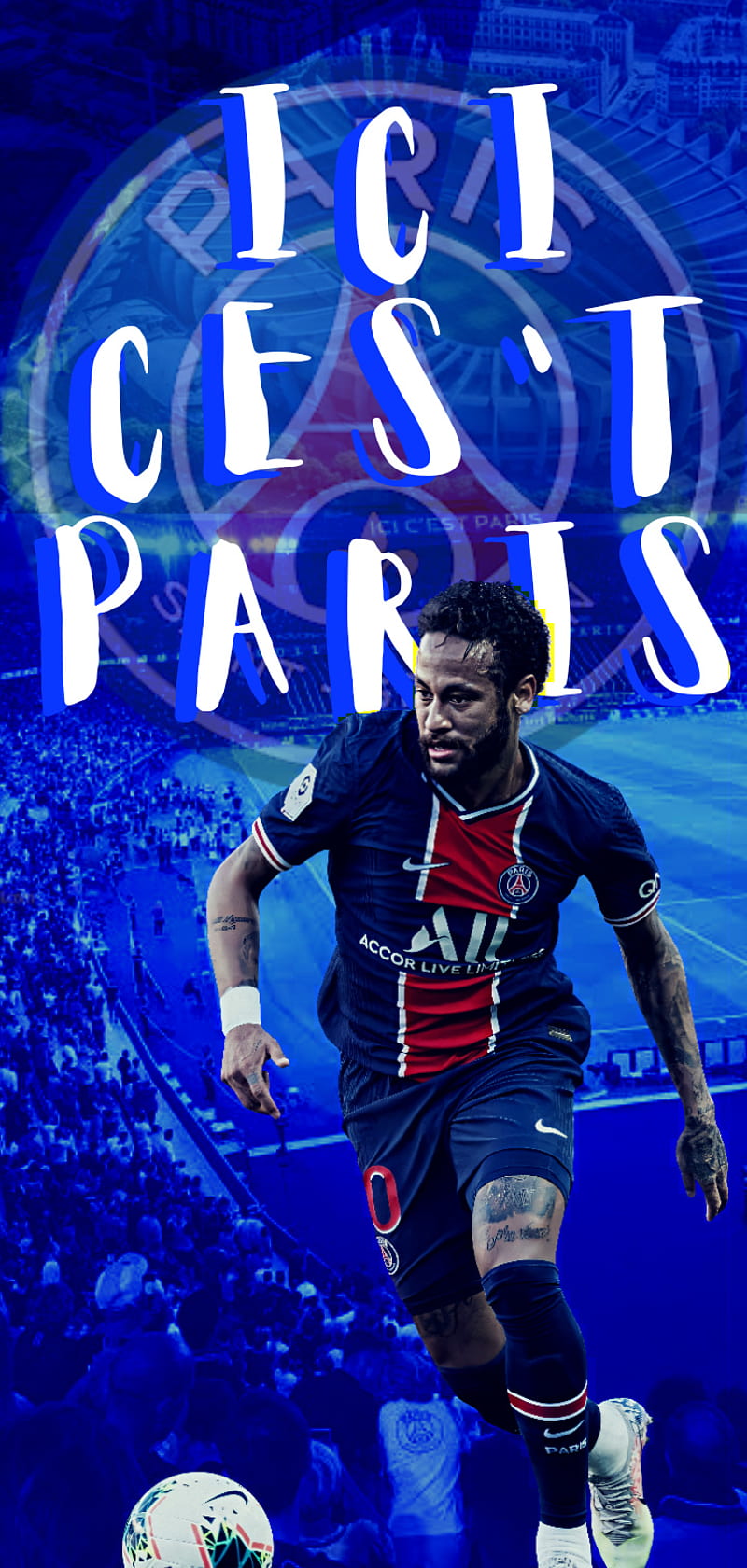 800x1680 HD neymar champions league wallpaper