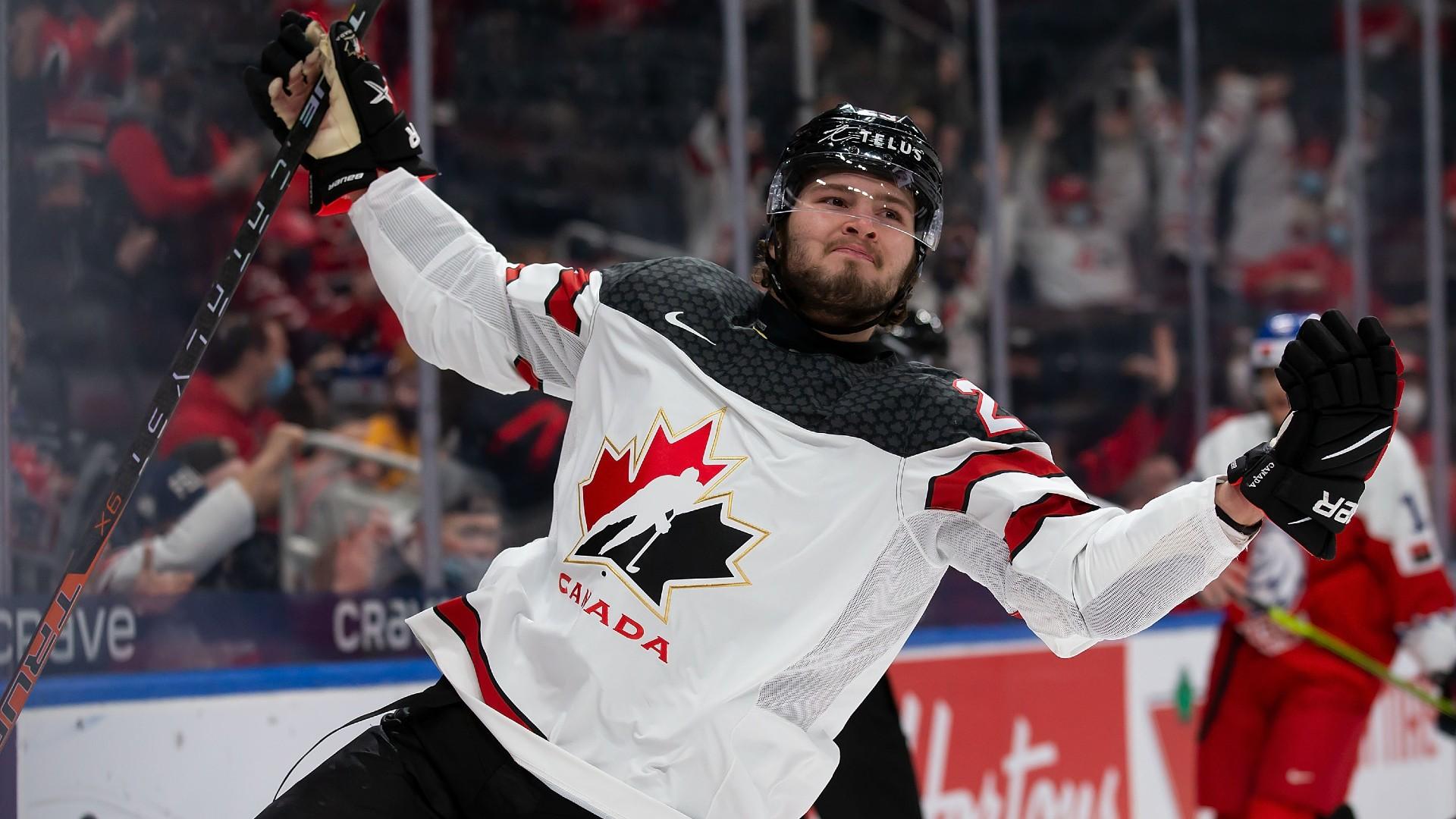 1920x1080 Mason McTavish ties Canadian World Juniors record with four goals in rout of Slovakia