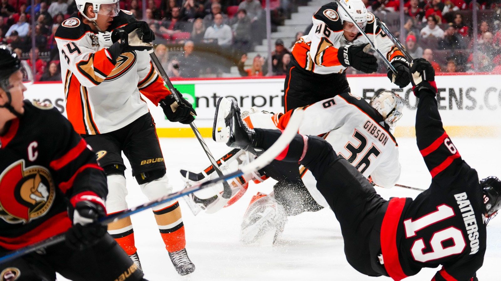 1600x900 Mason McTavish Scores Twice In Hometown Return, Senators Beat Ducks 5 1