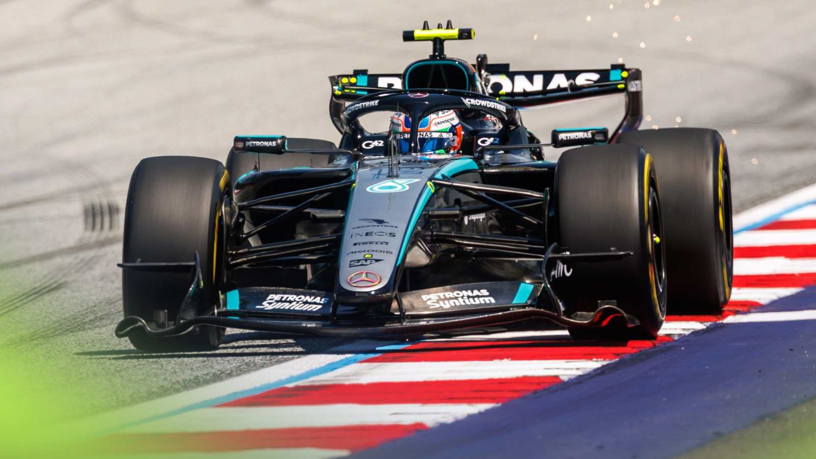 1600x900 Austrian Grand Prix: Kimi Antonelli tops FP2 as Bottas' Cadillac catches fire