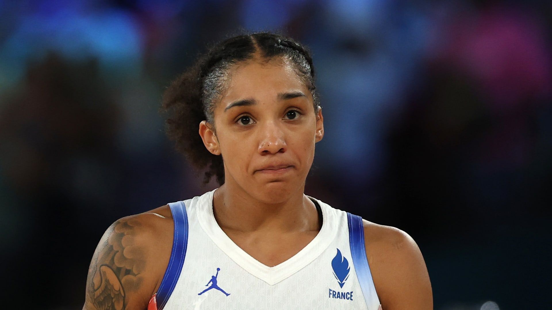 1920x1080 Paris 2024 women's basketball: Gabby Williams' 'mixed emotions' as France falls agonisingly short of ending USA golden dynasty