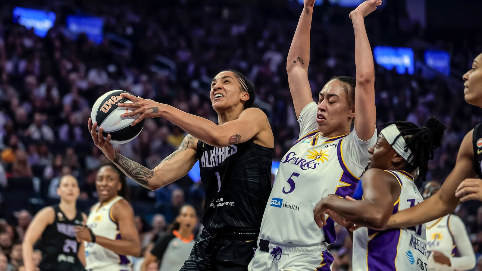 1600x900 Gabby Williams Scores 16 Points, Kaila Charles Comes Off Bench For Valkyries Top Sparks 78 58 Washington Post