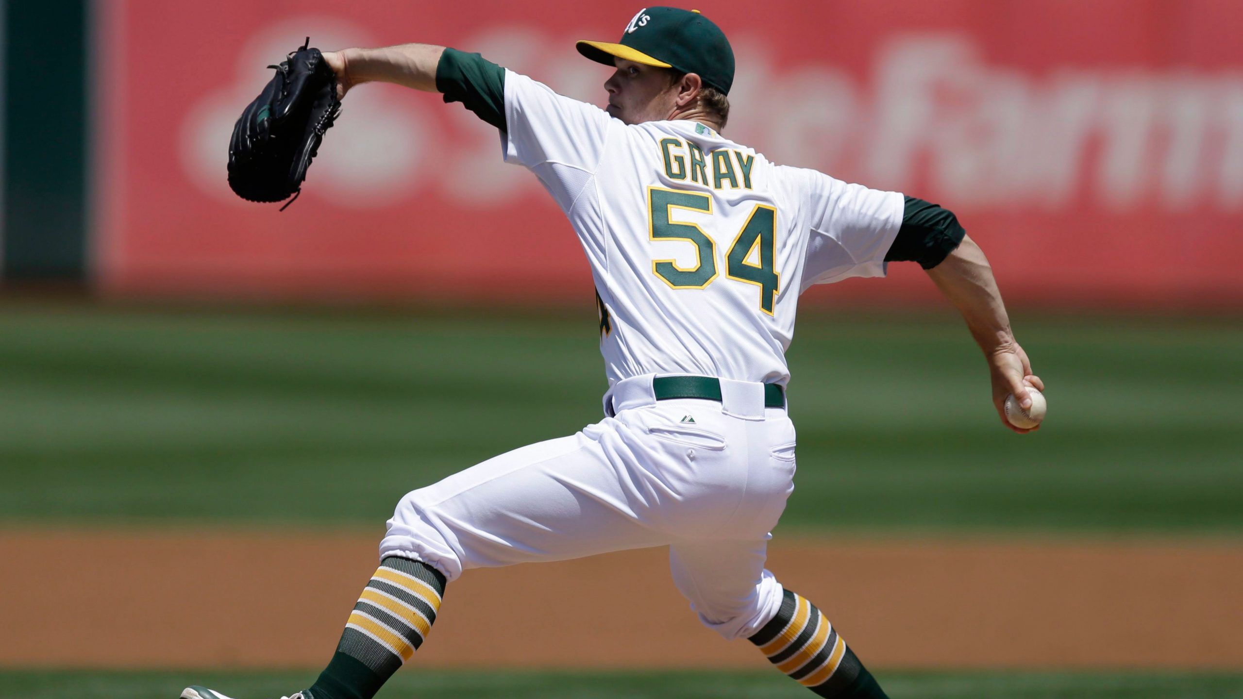 2560x1440 Gray hopes to return to Athletics' rotation Monday