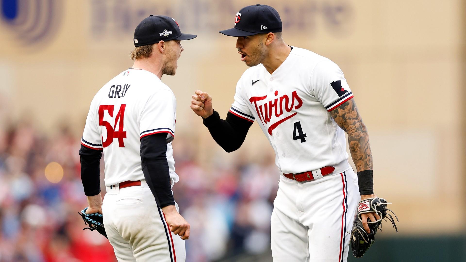 1920x1080 Twins' Sonny Gray, Carlos Correa credit fans for key pickoff of Blue Jays' Vladimir Guerrero Jr