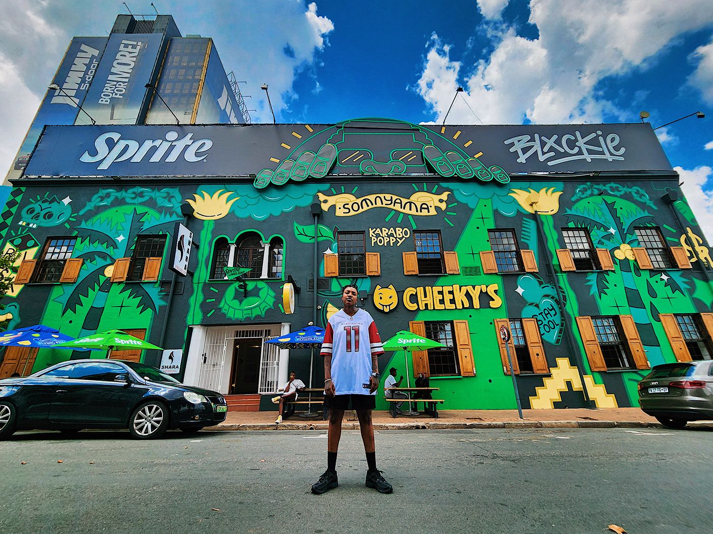 1400x1050 Sprite X Blxckie Mural Africa - Behance