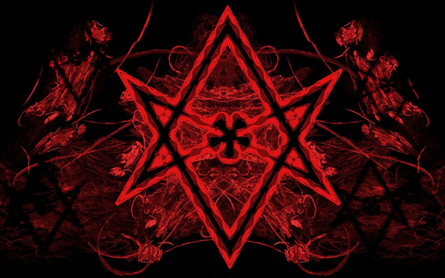 1440x900 Abstract Hexagram Wallpaper 100312