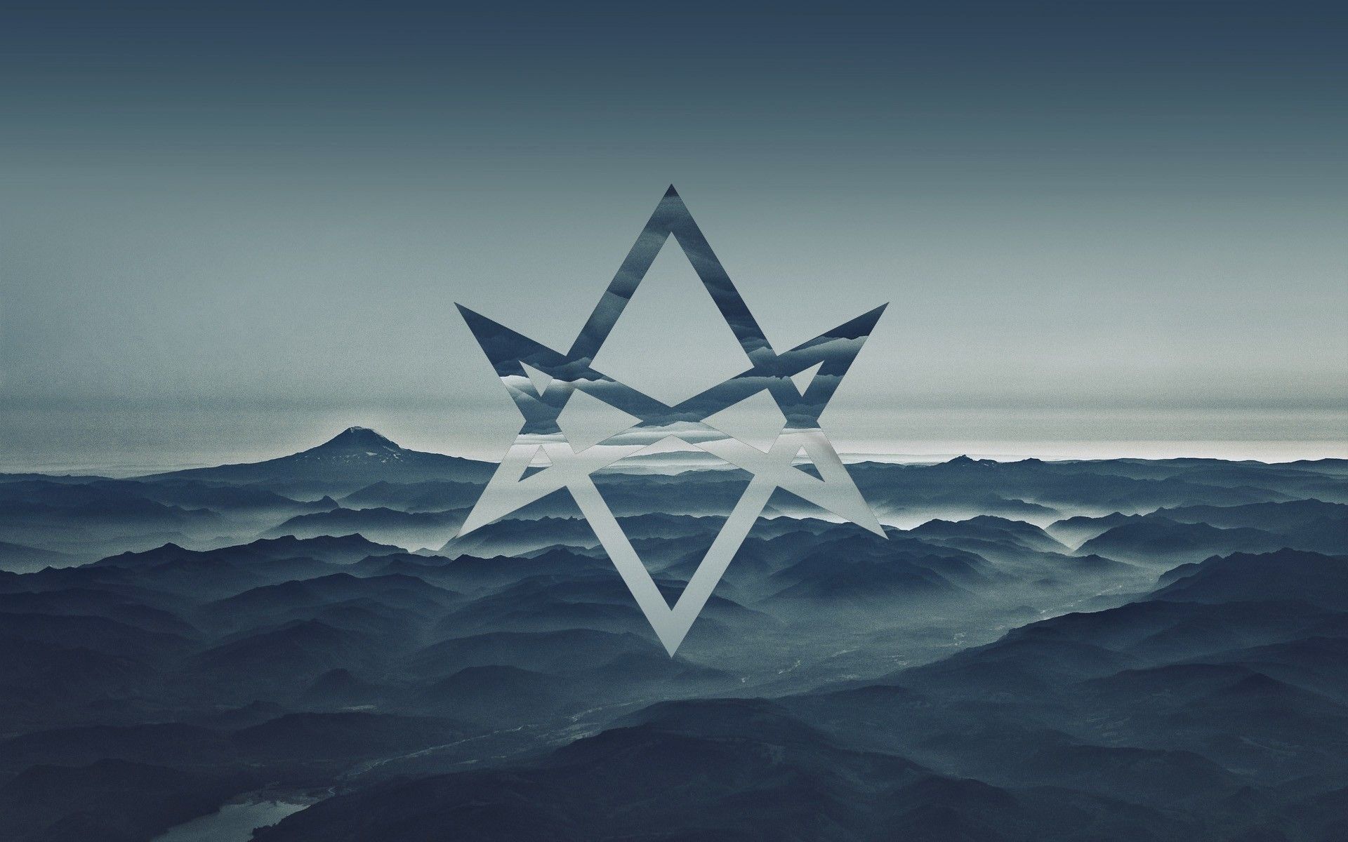 1920x1200 thelema, Unicursal Hexagram, Sea, Blue, Sky, Abstract Wallpaper HD / Desktop and Mobile Background
