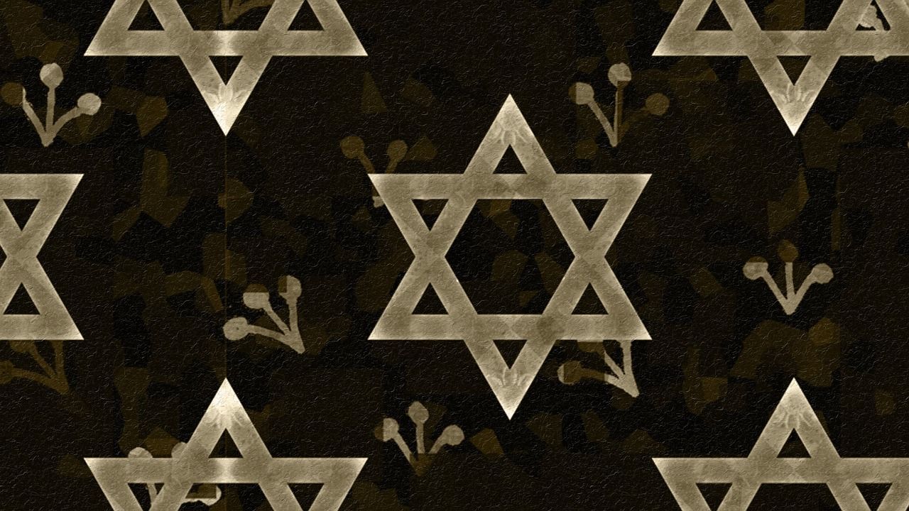 1280x720 Download Star Of David Hexagram Mystic Star. Royalty Free Stock Illustration Image