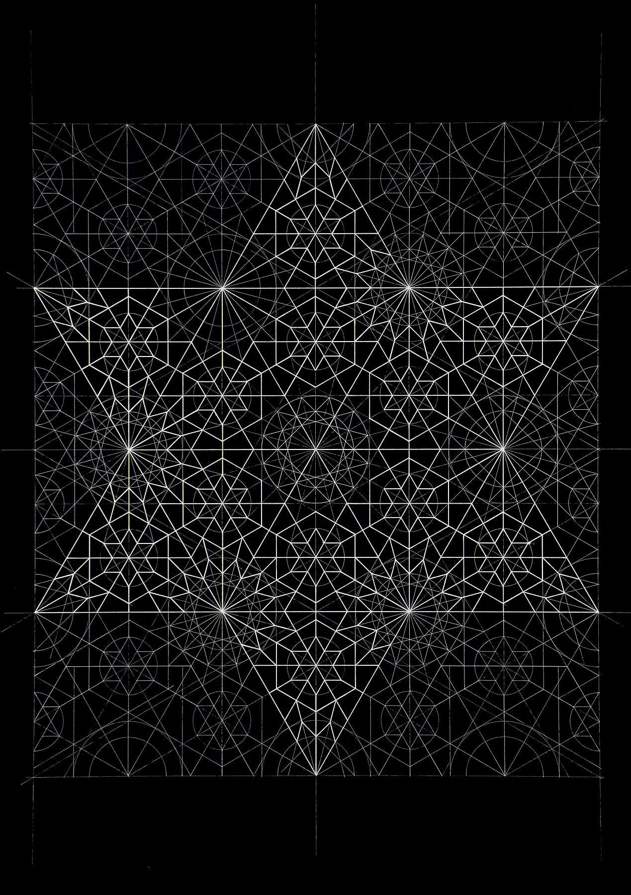 1269x1800 Six Fold Tessellation Hexagram